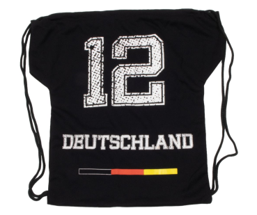 Deutschland - Sportbeutel schwarz